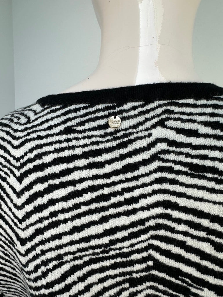 Silvian Heach set met zebra motief maat M