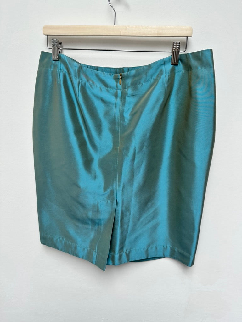Erny van Reijmersdal turquoise rok maat 44