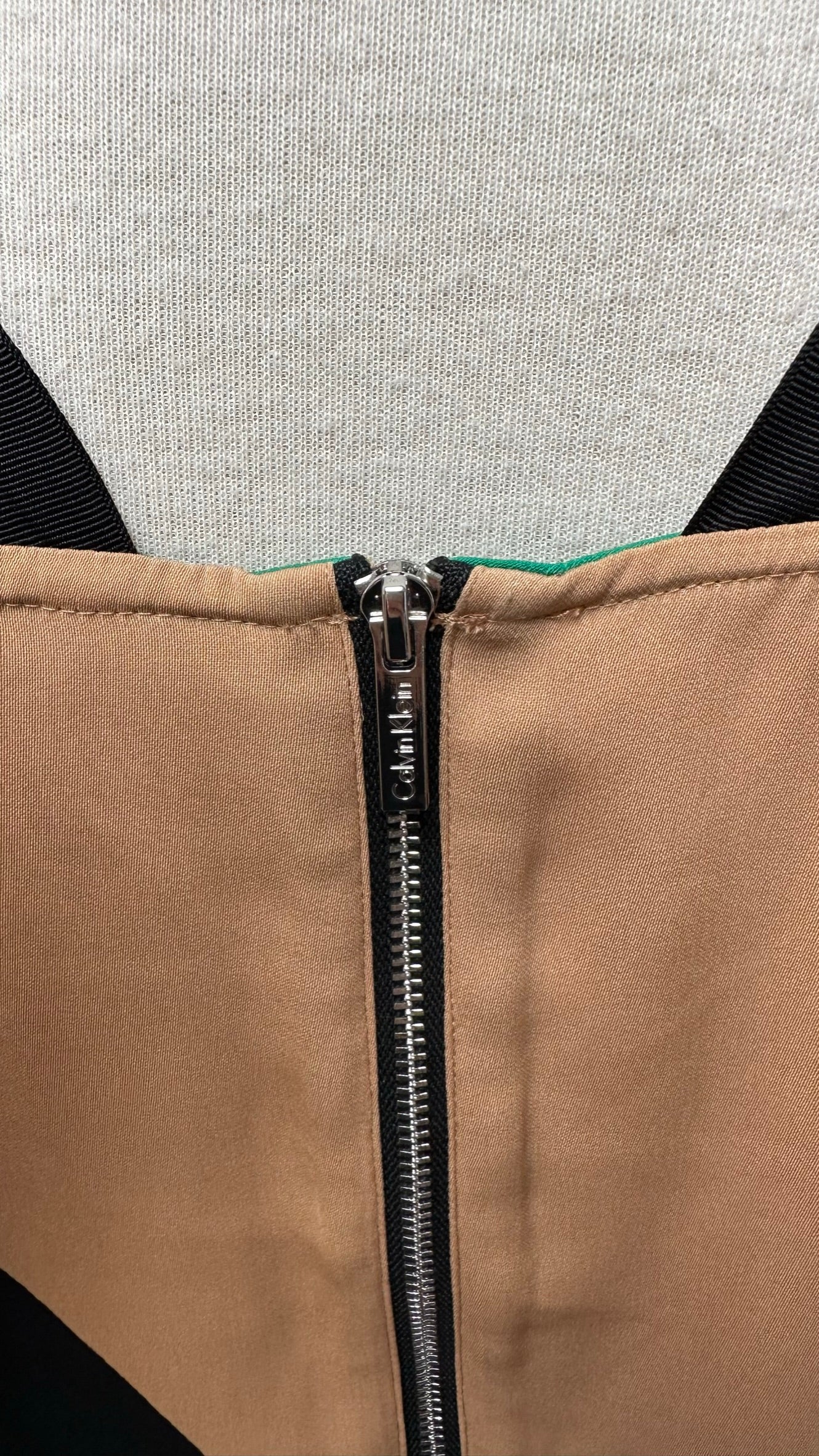 Calvin Klein jurk zwart/groen maat L