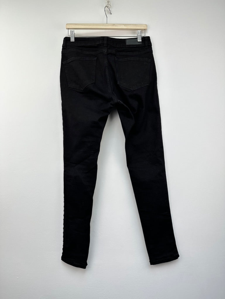 Nikkie zwarte jeans met strass maat 30