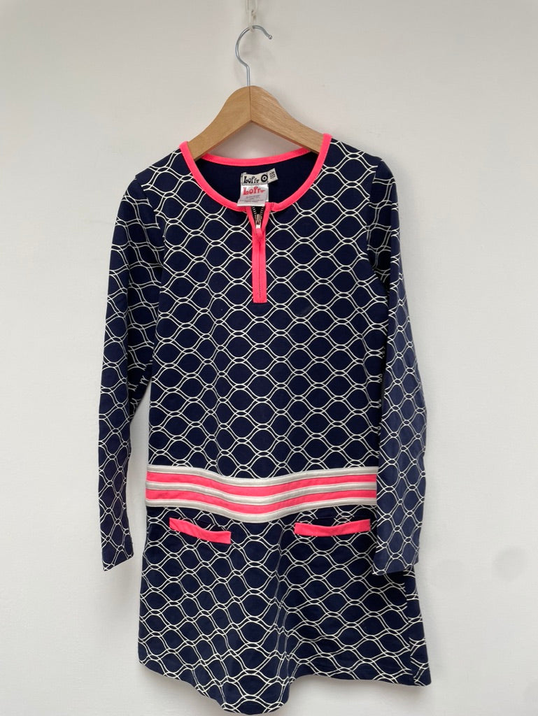 Loff jurkje blauw maat 122/128
