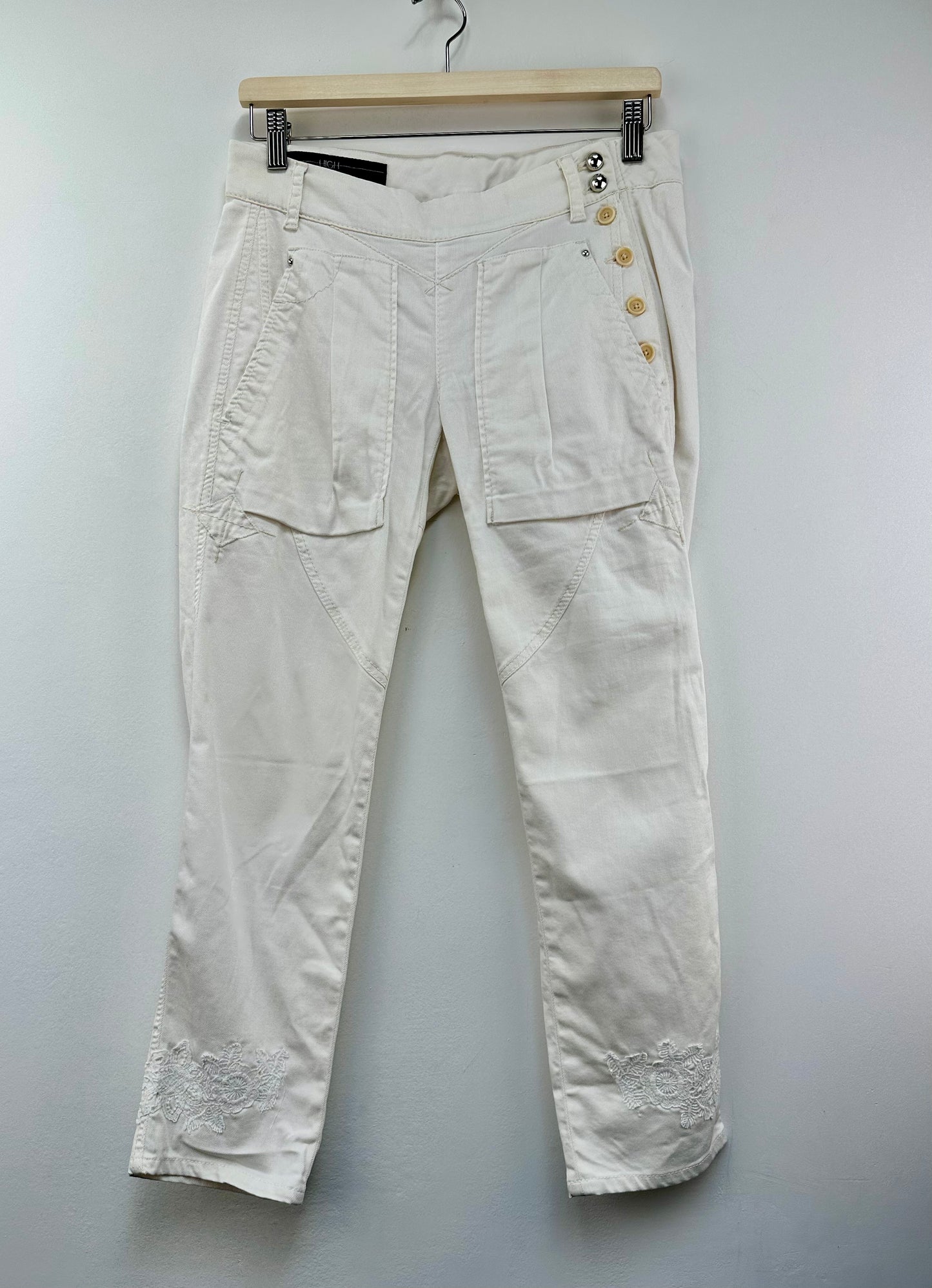 HIGH use everyday couture crème broek maat 38