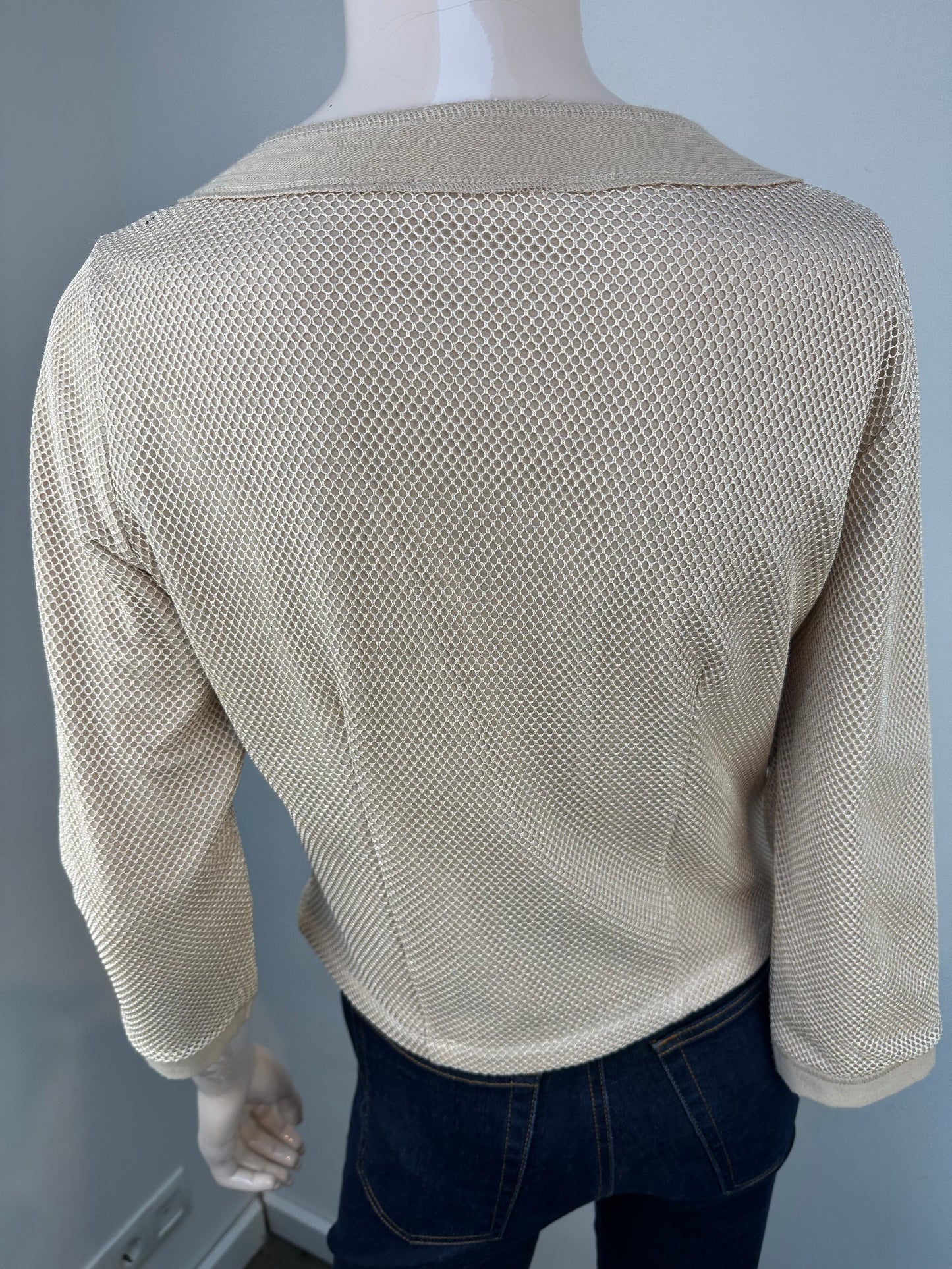 Airfield beige vestje maat M