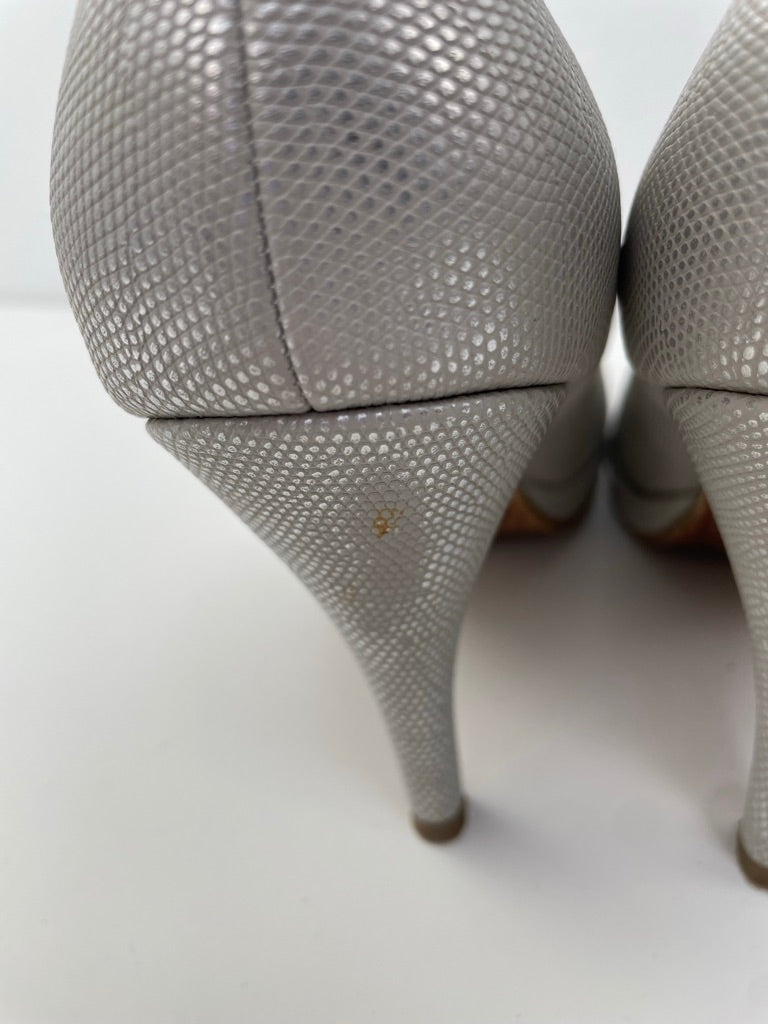 Tamaris zilveren pumps maat 38