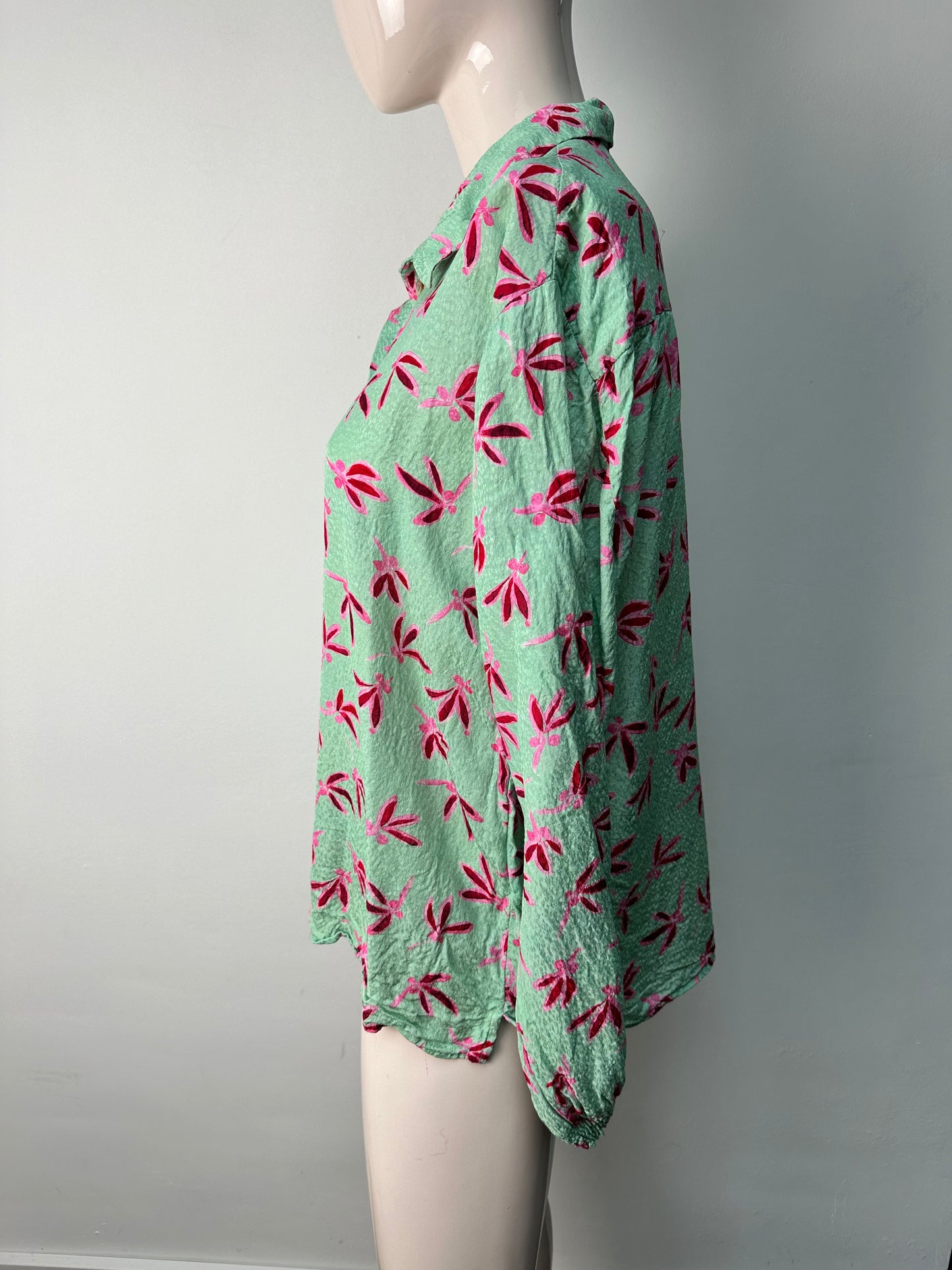 POM Amsterdam groene blouse maat 42