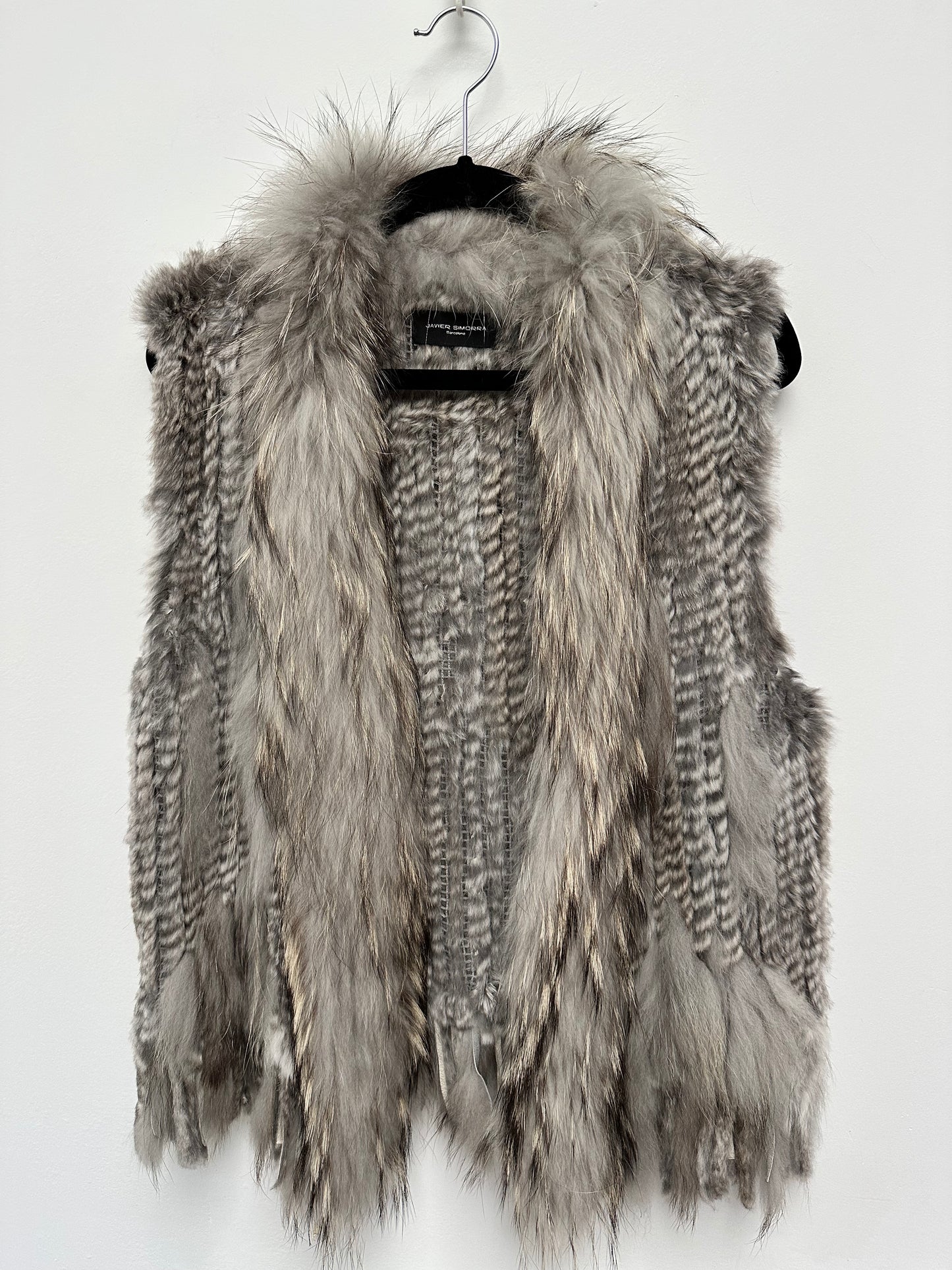 Javier Simorra Fur bodywarmer maat 38
