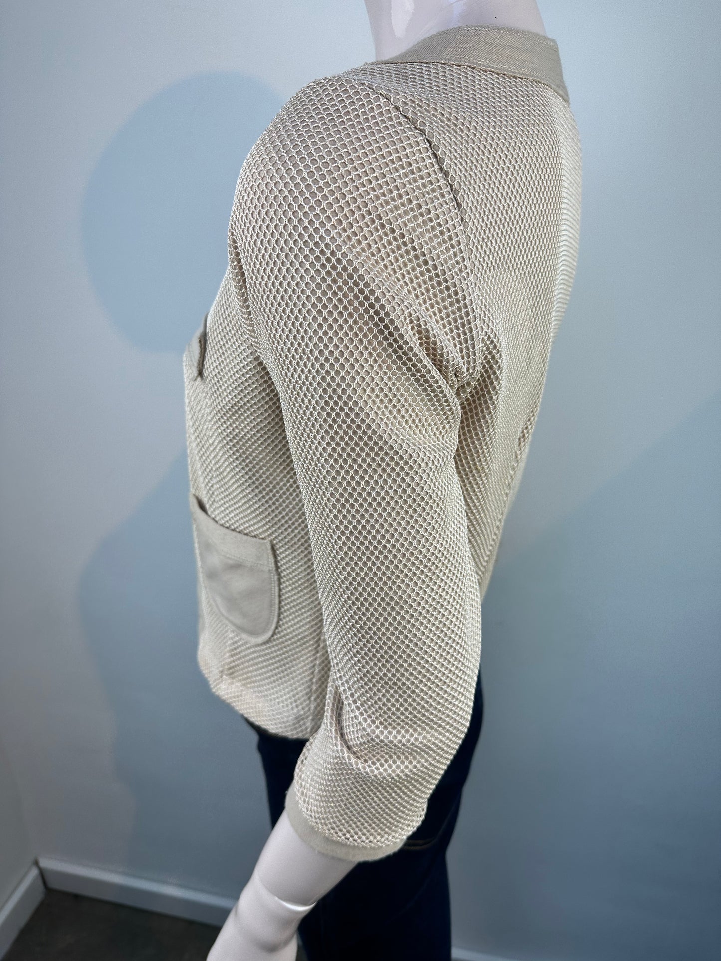 Airfield beige vestje maat M