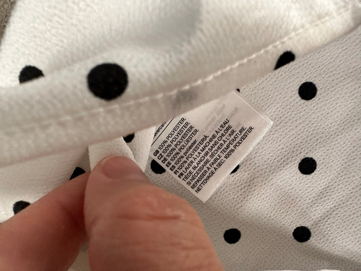 H&M polkadot blouse maat 36
