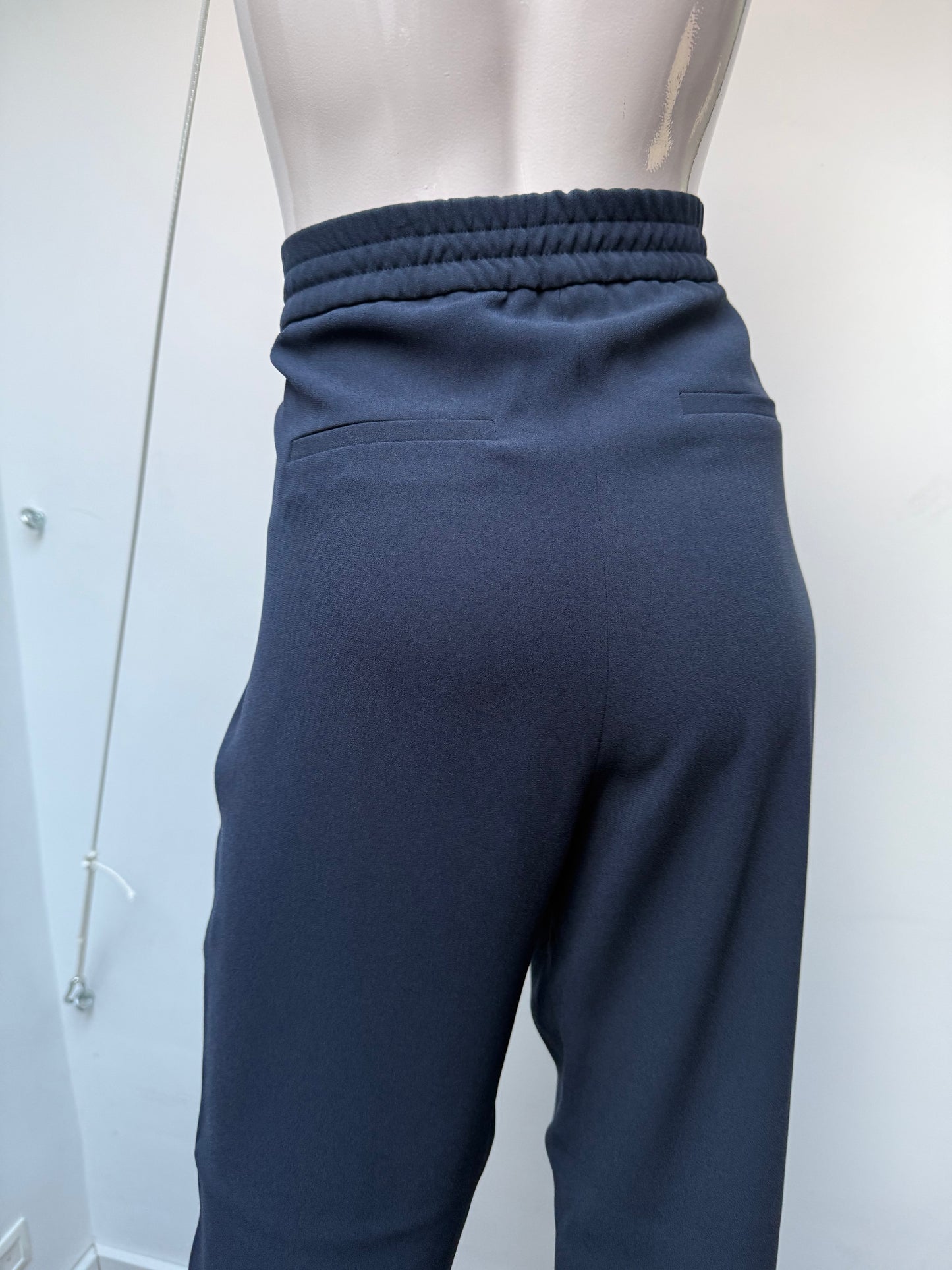Claudia Sträter blauwe broek rechte pijp maat 42