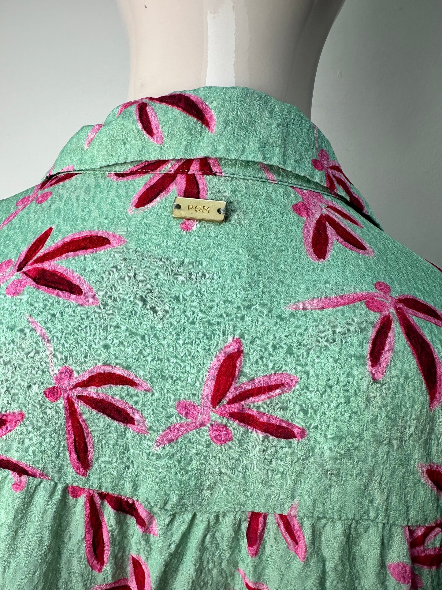 POM Amsterdam groene blouse maat 42