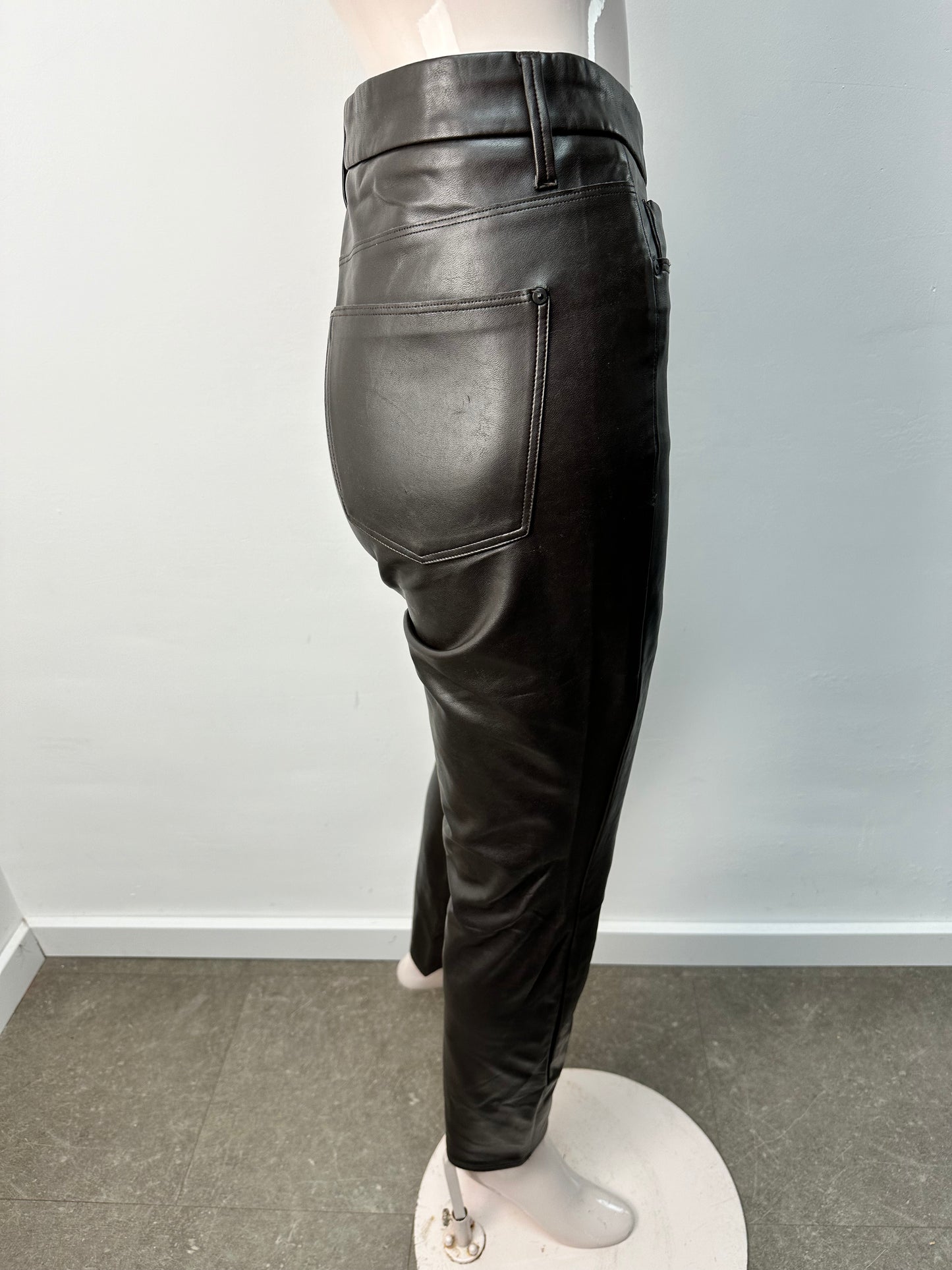 Cambio bruine vegan leren broek maat 42
