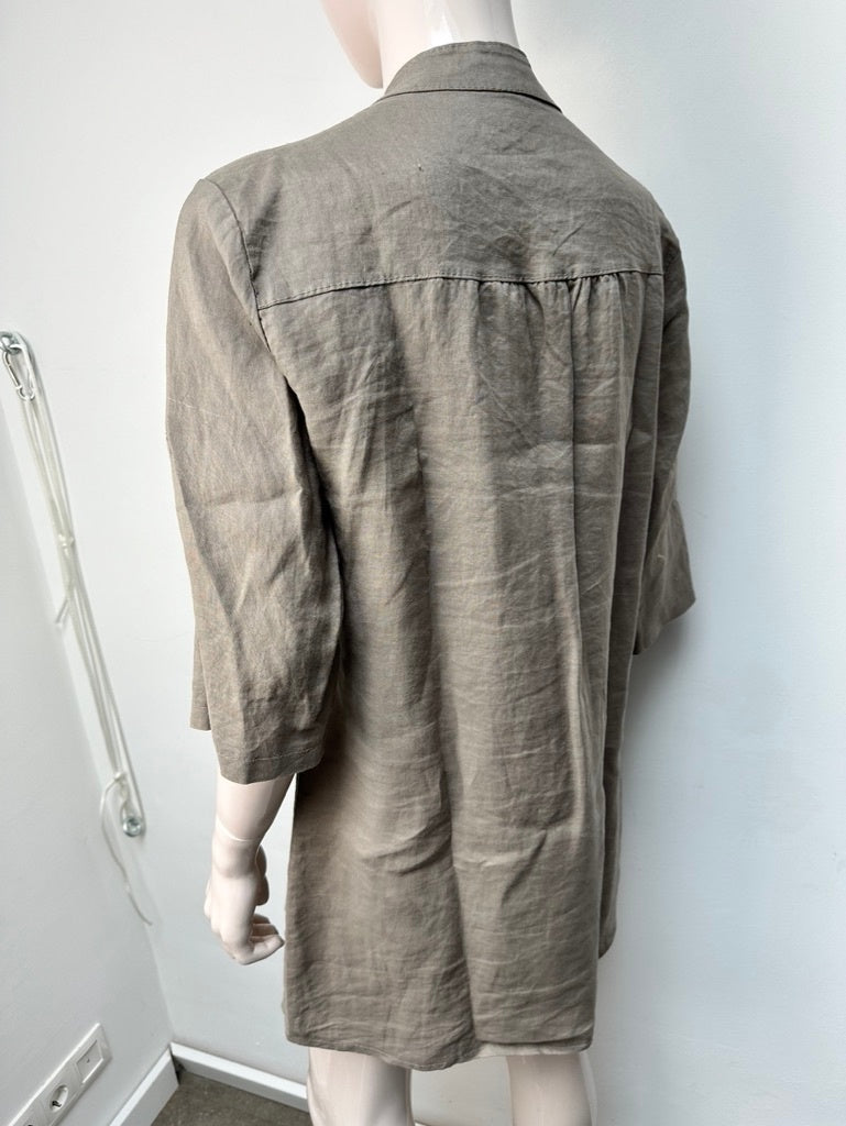 Made In Italy Blouse maat 40 grijs