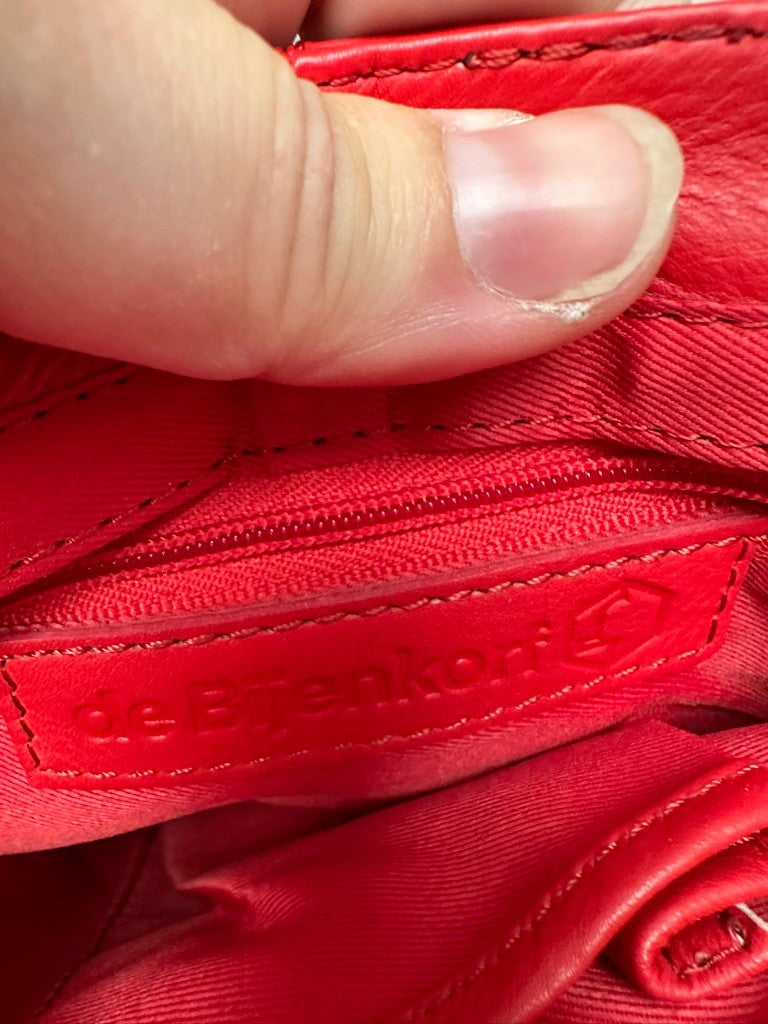 De Bijenkorf schoudertas rood