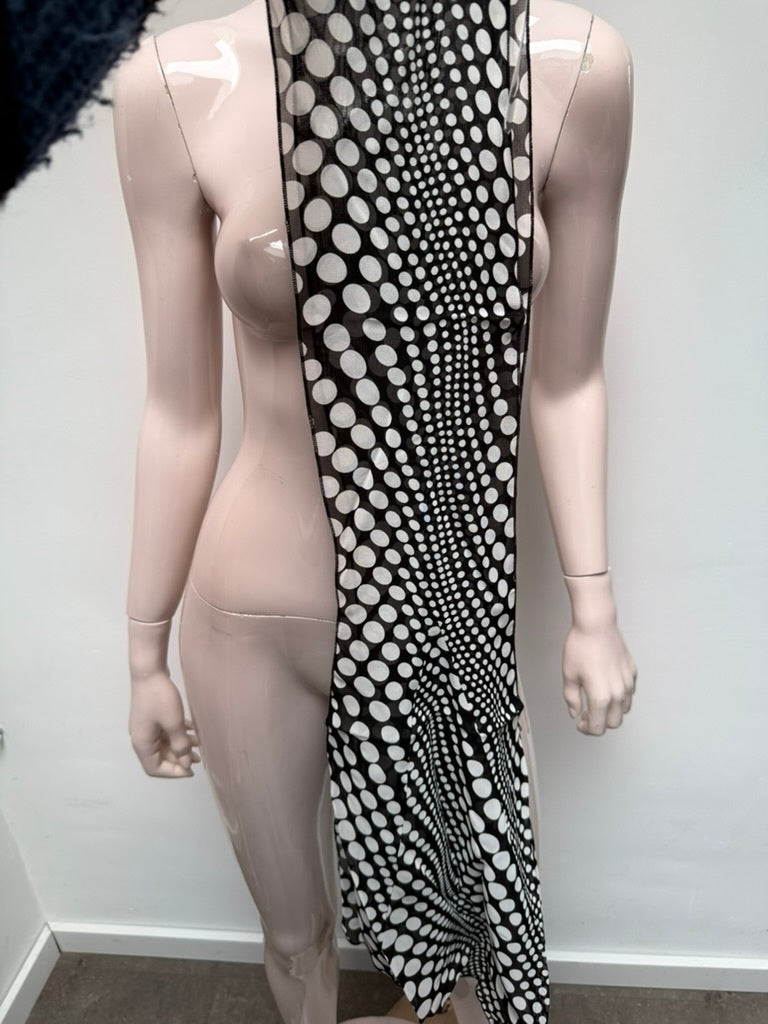 Bandolera Sjaal maat zwart; wit