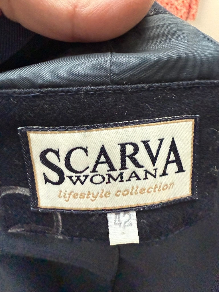 Scarva Blazer maat 42 Donkerblauw; wit
