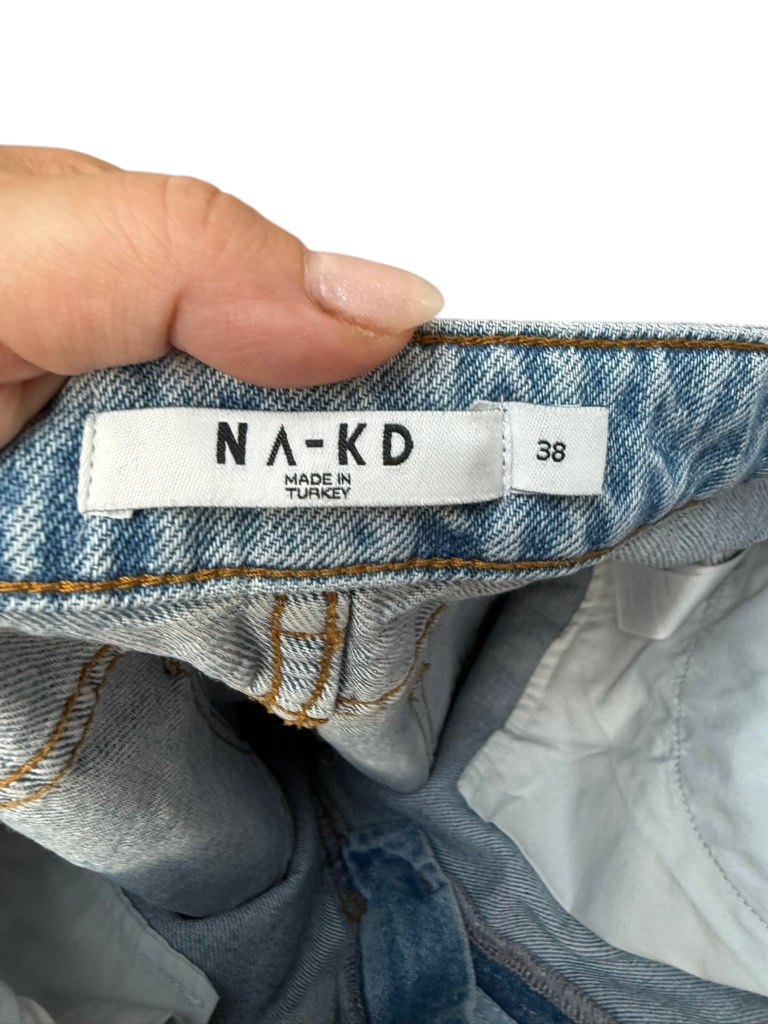 NA-KD Jeans maat 38 Lichtblauw