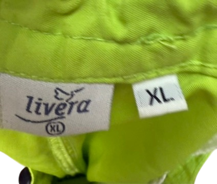 Livera Short maat XL Limoengroen