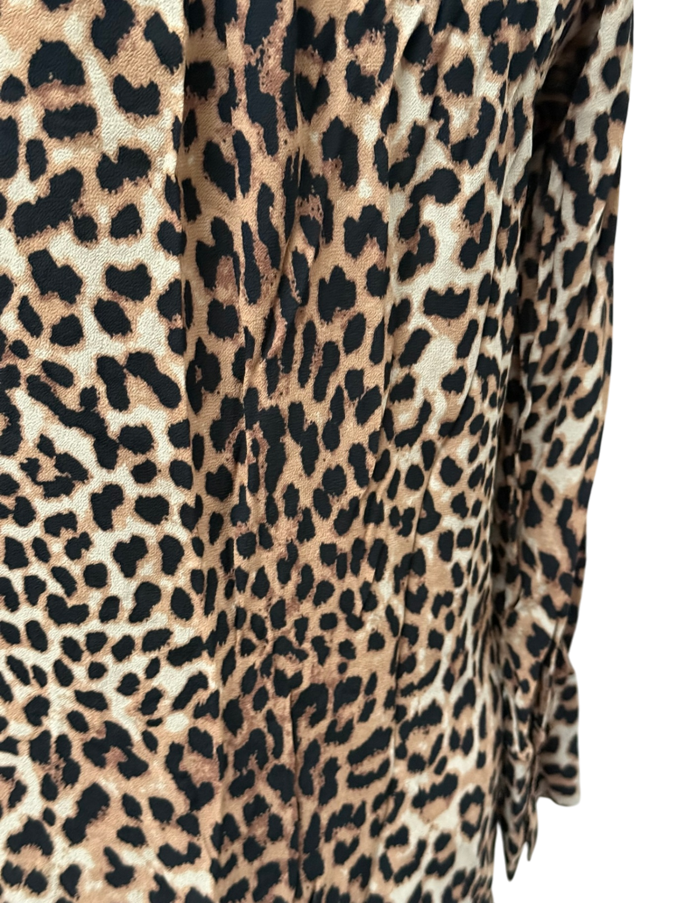 envi Blouse maat S Bruin en zwart luipaard
