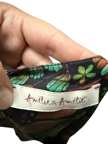 Amélie & Amélie Top maat XL meerkleurig; groen