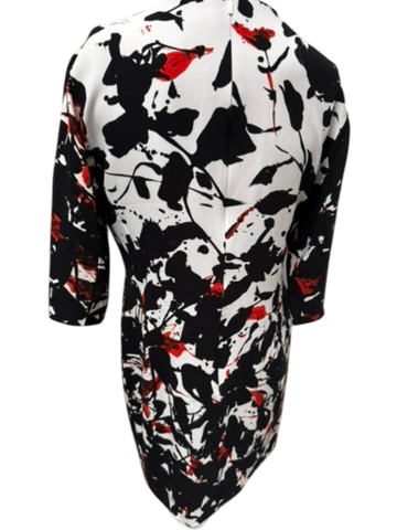 Hugo Boss Jurk maat 40 zwart; wit