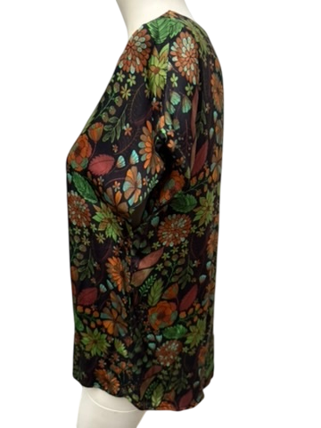 Amélie & Amélie Top maat XL meerkleurig; groen