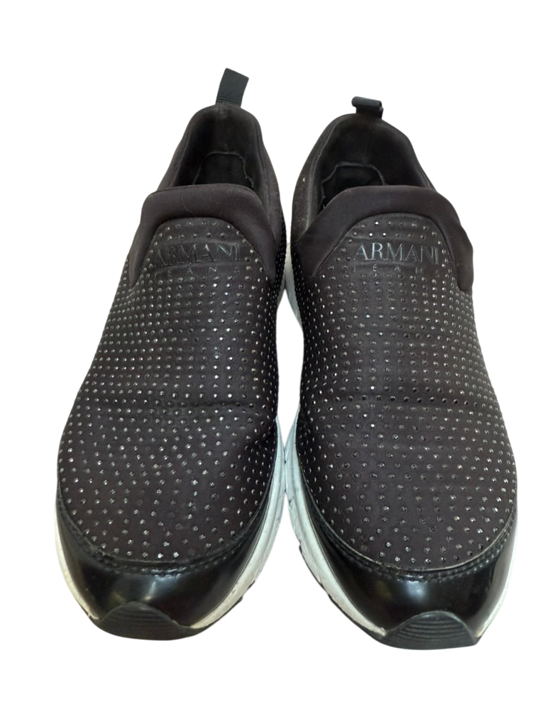 Armani Jeans Sneakers maat 37 Zwart met witte zool