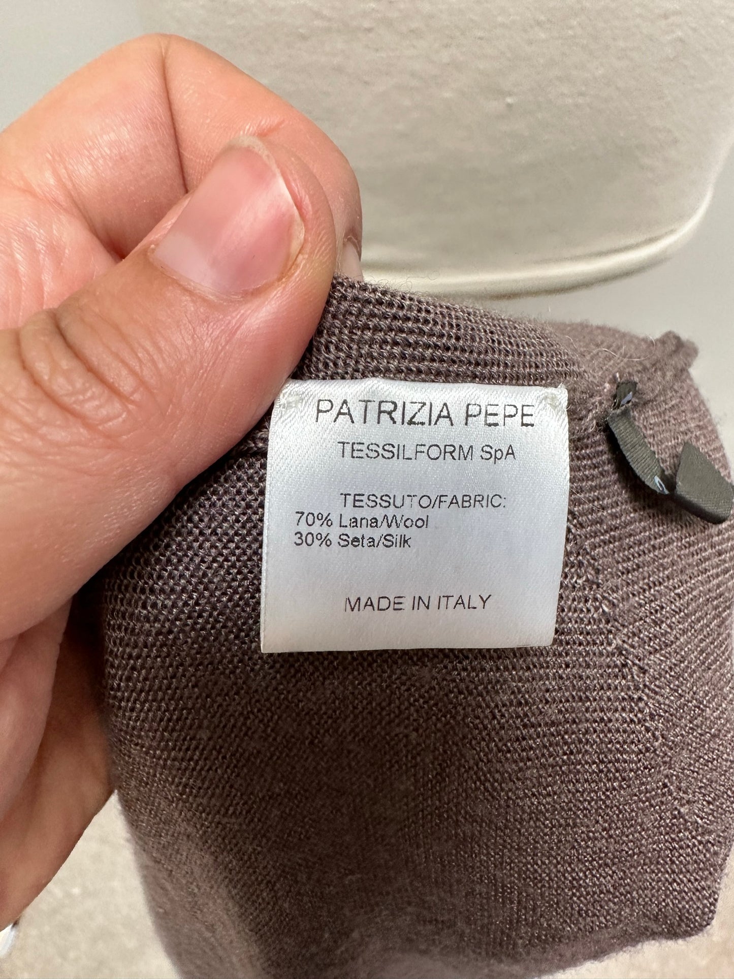 Patrizia Pepe bruine trui maat 3