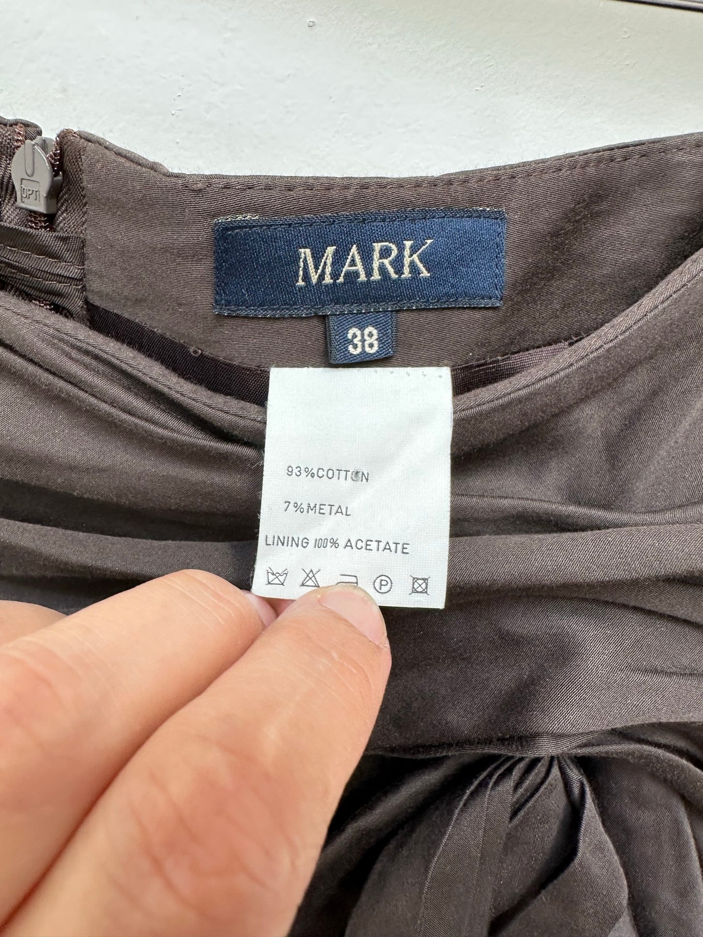 van der MARK bruine rok maat 38