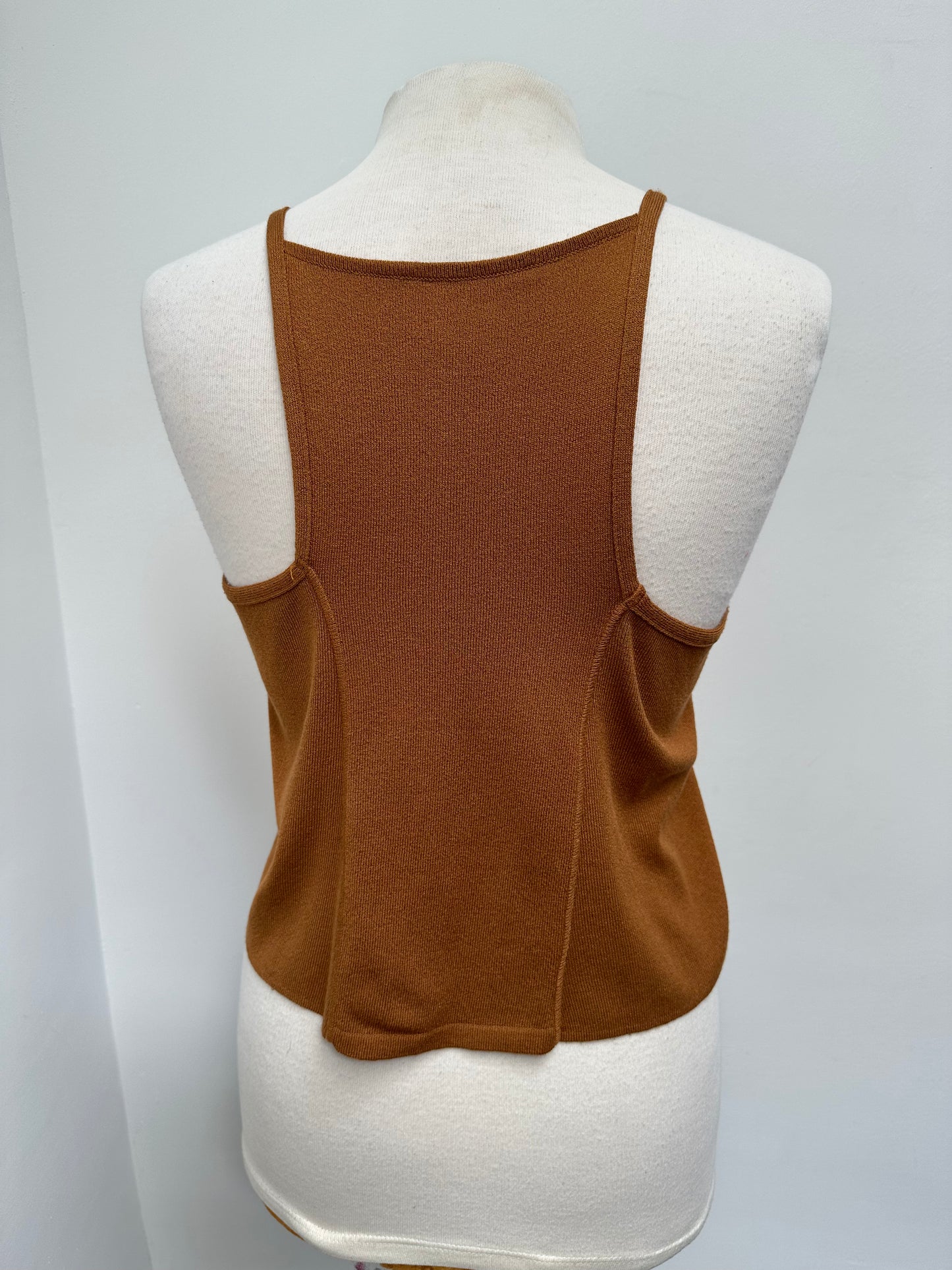 Sarah Pacini crop top bruin maat ONE SIZE