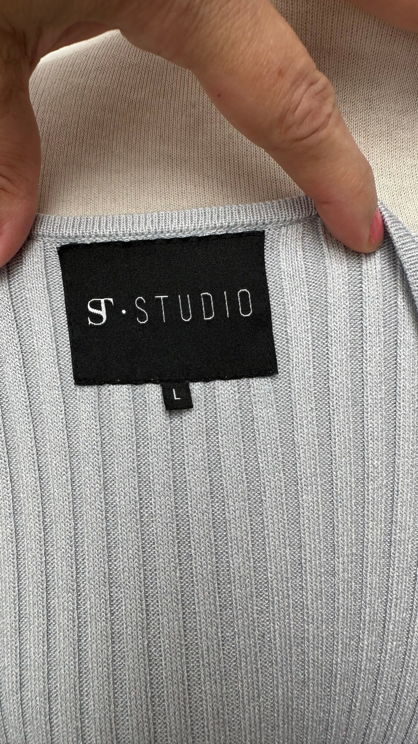 ST Studio lichtblauwe bodycon jurk maat L