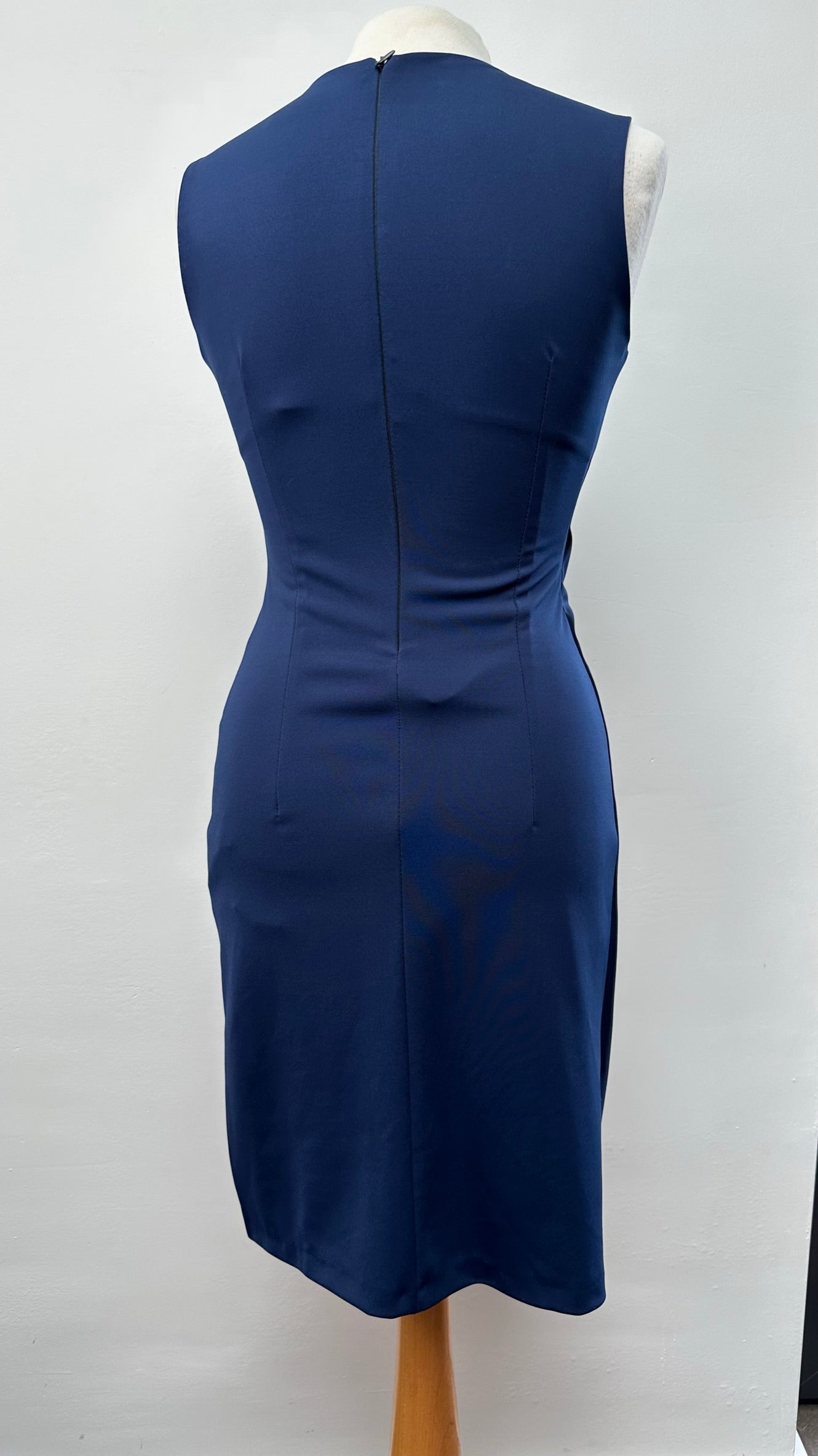 Rinascimento donkerblauwe jurk met geplooide voorkant maat XS