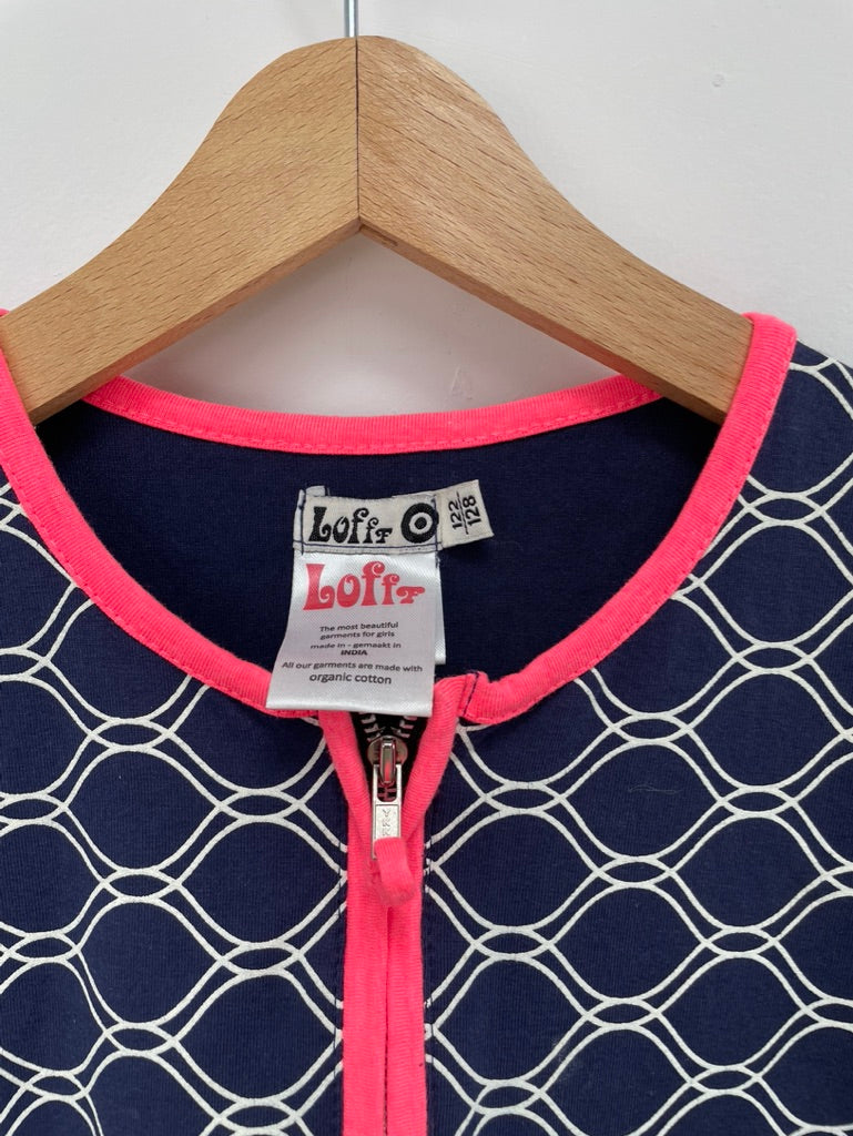 Loff jurkje blauw maat 122/128