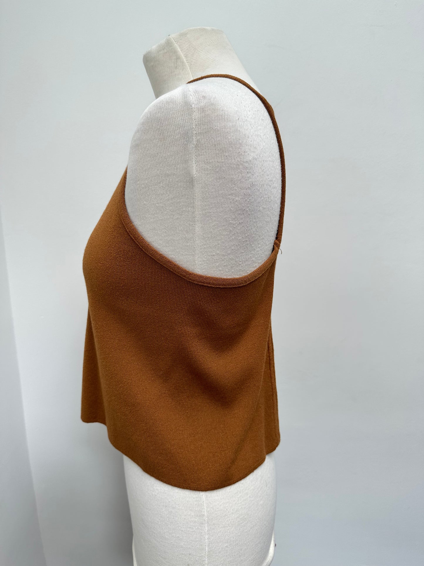 Sarah Pacini crop top bruin maat ONE SIZE