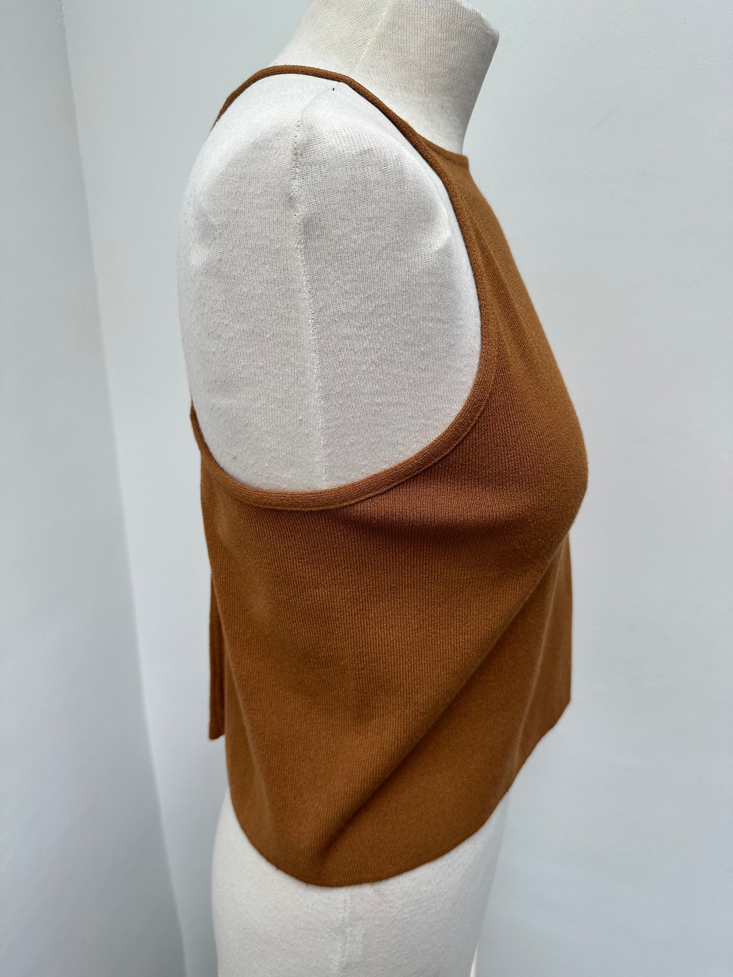 Sarah Pacini crop top bruin maat ONE SIZE