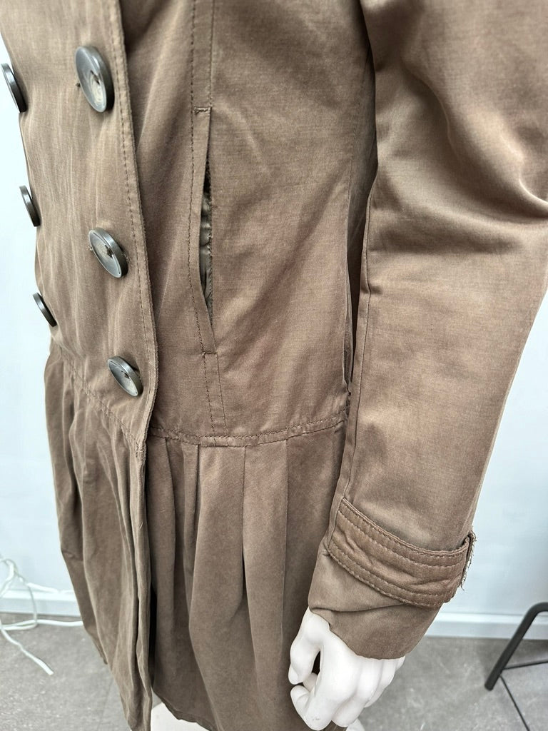 Zara bruine trenchcoat maat L