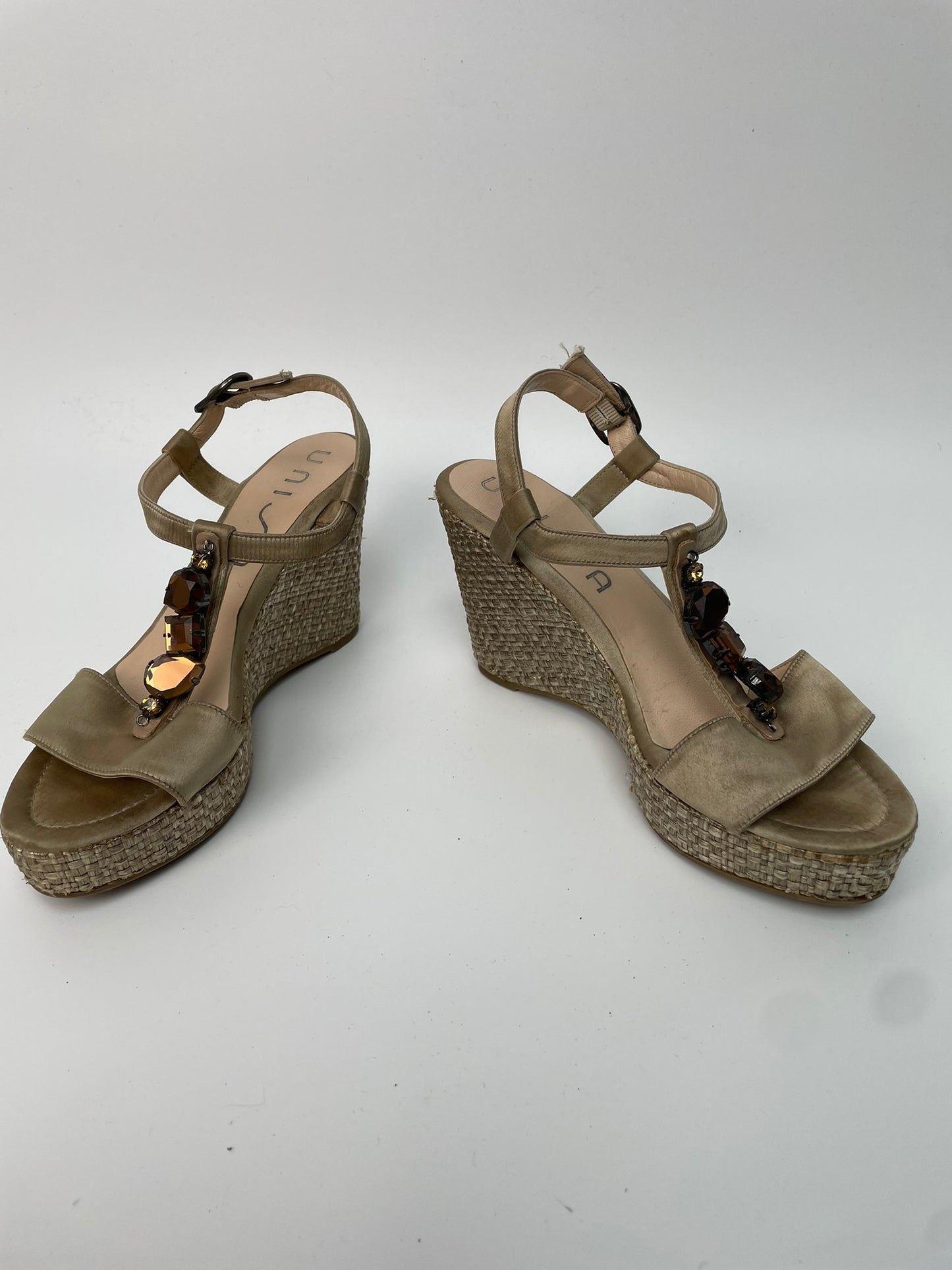 Unisa sandalen met raffia zool maat 41