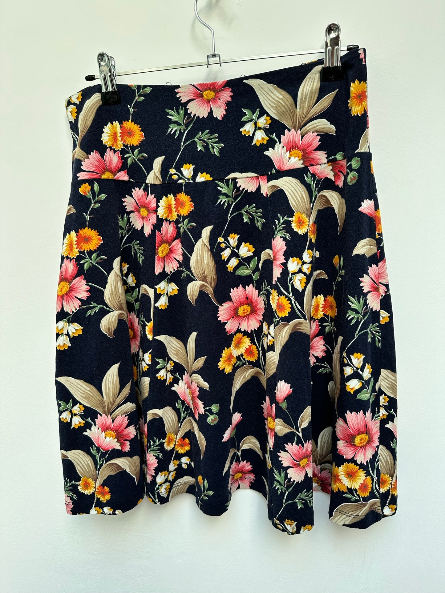 King Louie korte rok met bloemen maat S