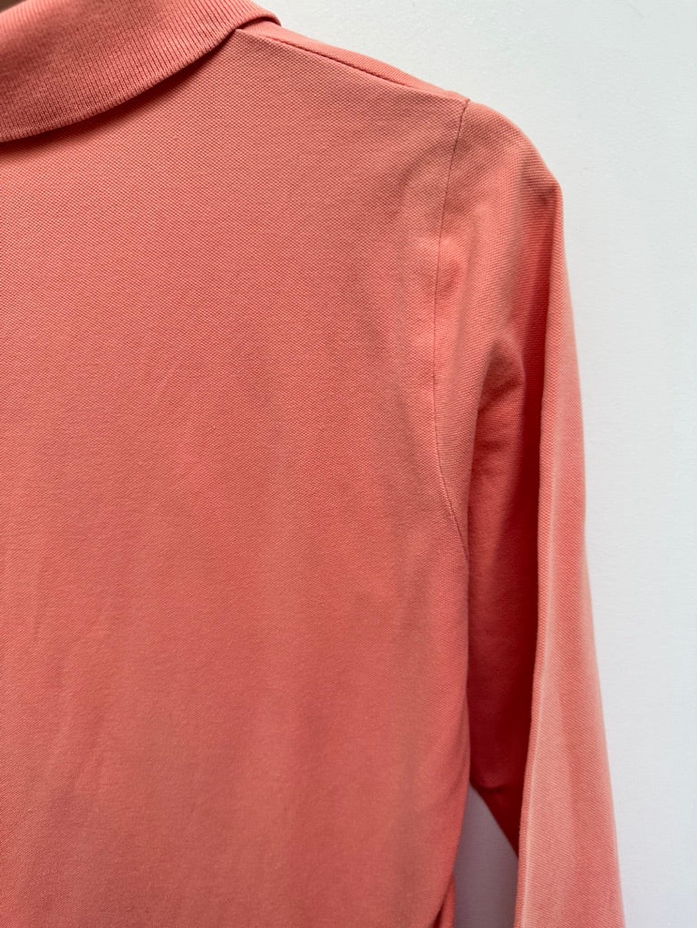 Tommy Hilfiger roze polo met 3/4 mouw maat L