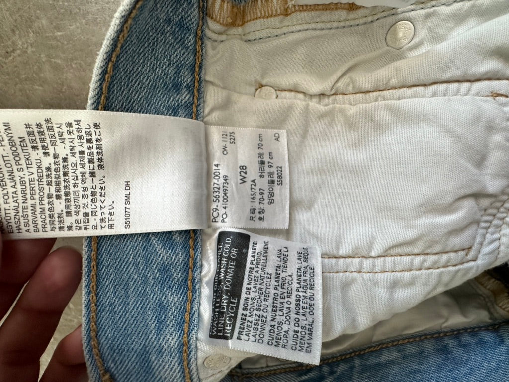 Levi's jeans short maat 28
