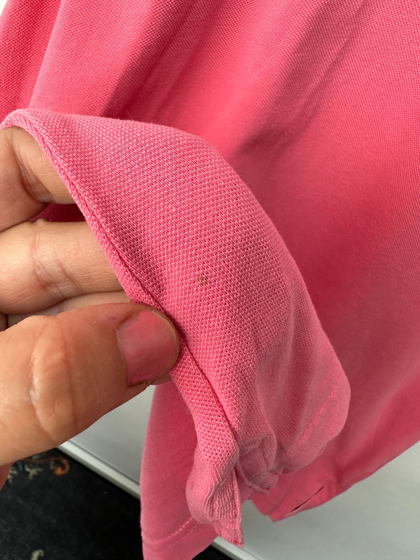 Tommy Hilfiger mouwloze polo roze maat L