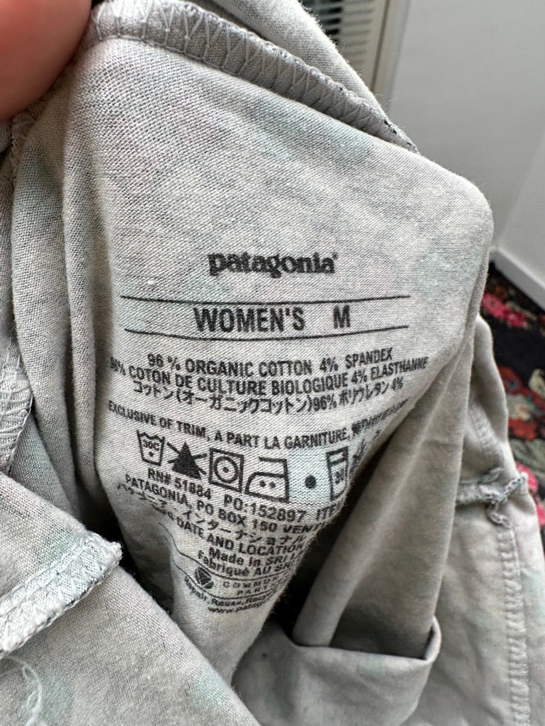 Patagonia jurk groen/paars maat M