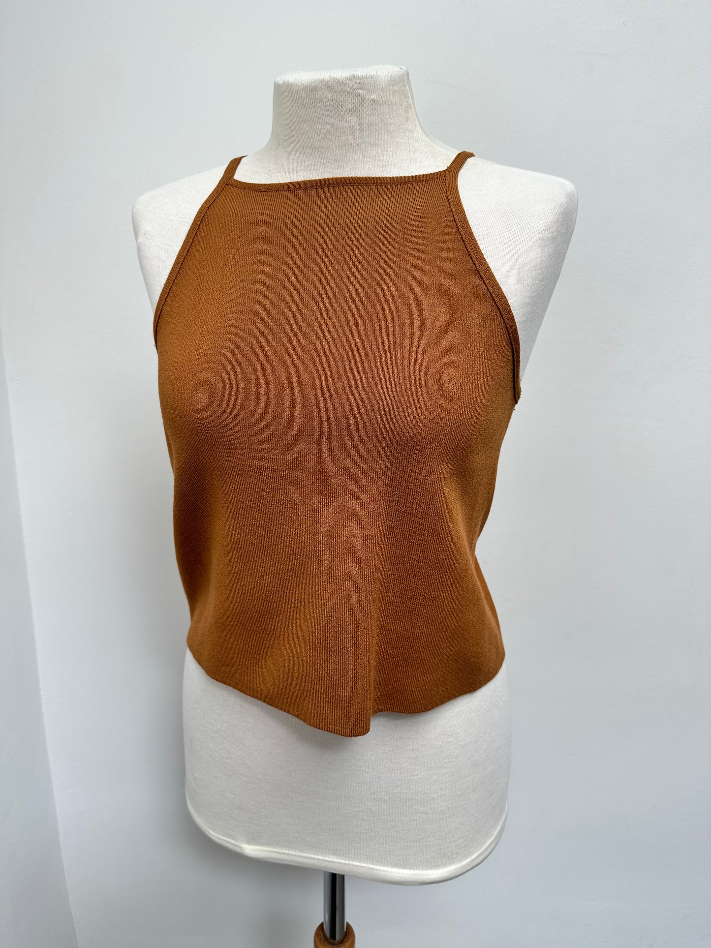Sarah Pacini crop top bruin maat ONE SIZE