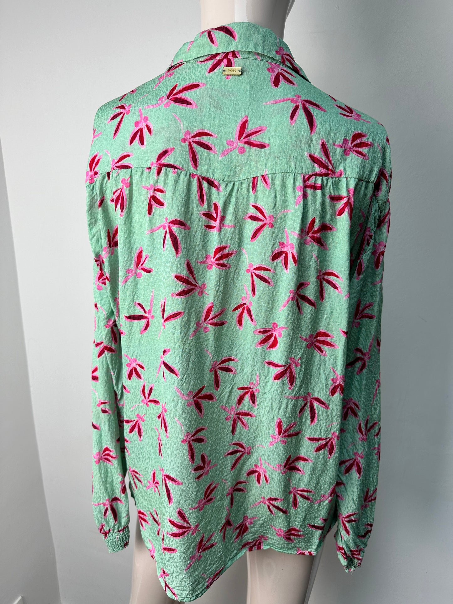 POM Amsterdam groene blouse maat 42