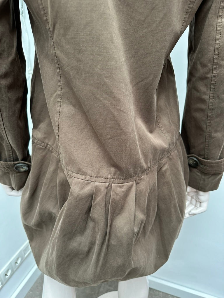 Zara bruine trenchcoat maat L