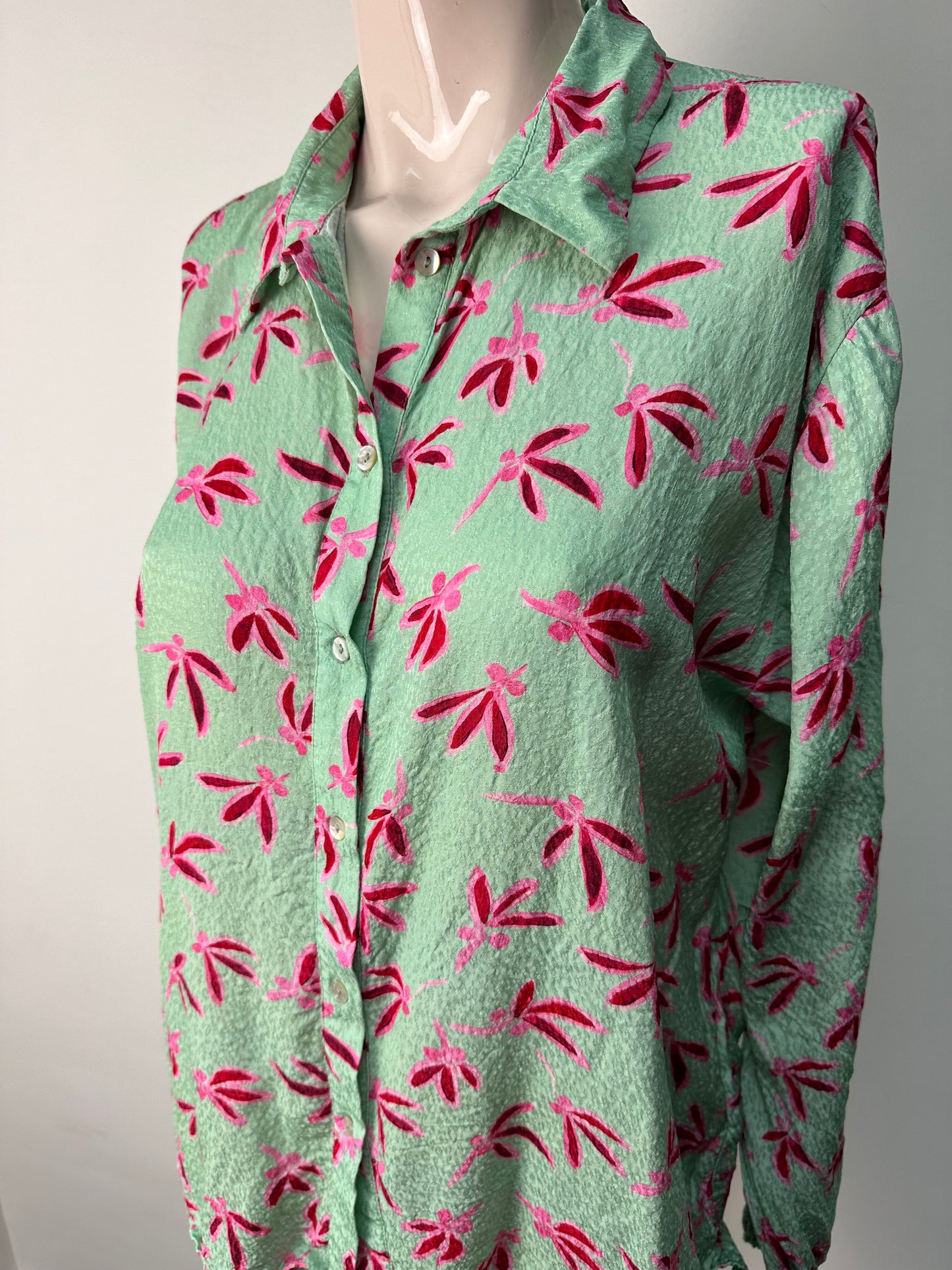 POM Amsterdam groene blouse maat 42