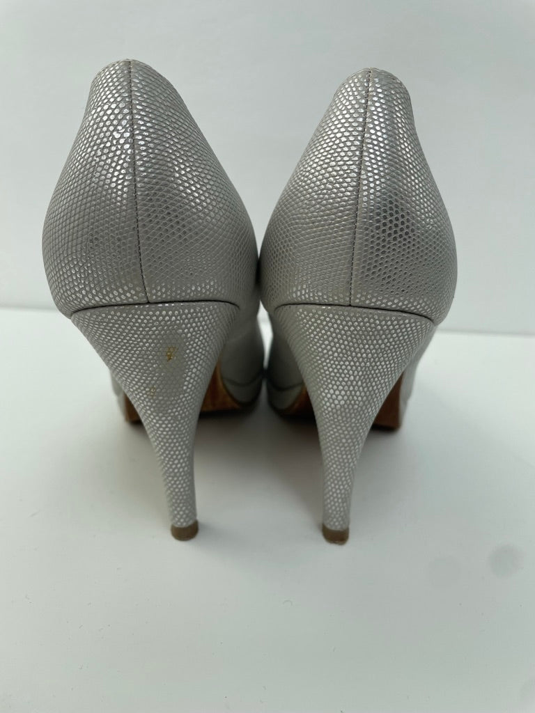 Tamaris zilveren pumps maat 38