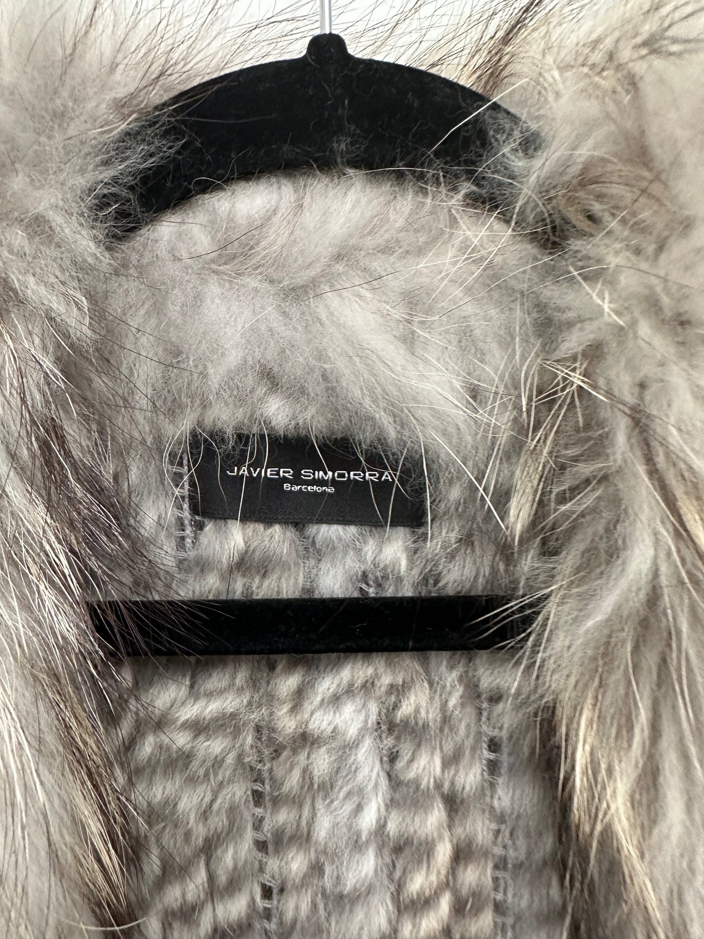 Javier Simorra Fur bodywarmer maat 38