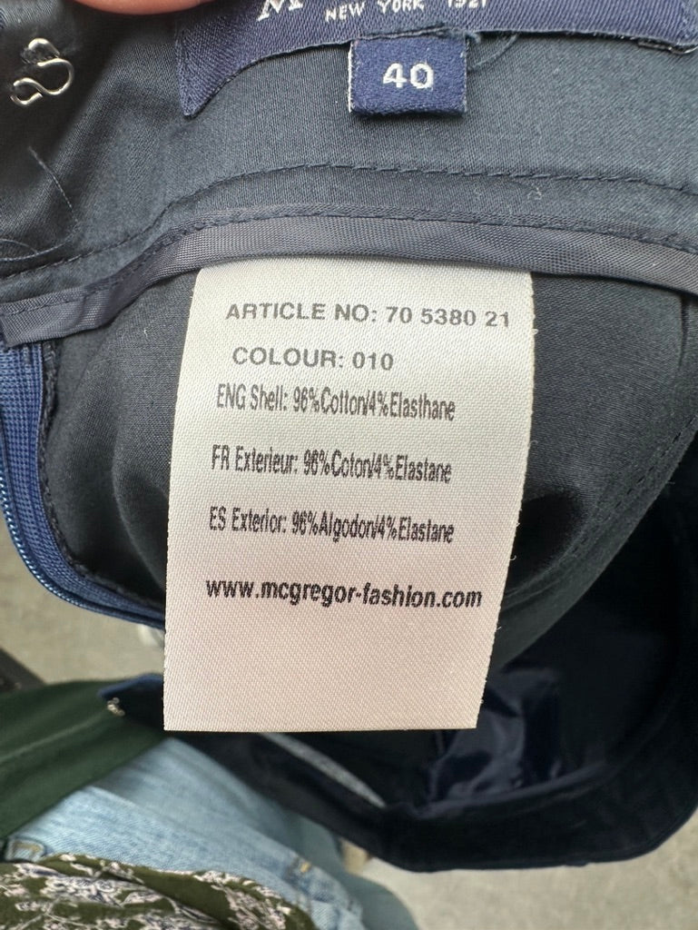 McGregor blauw rokje maat 40