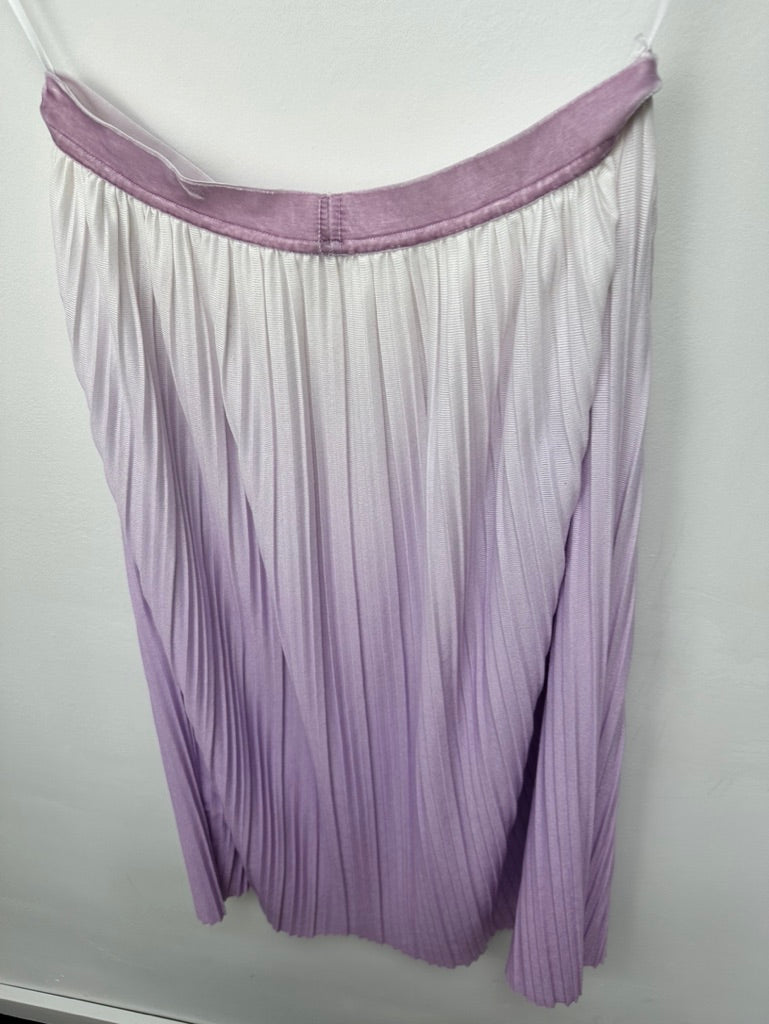 Only plooirok lila/wit ombre maat L