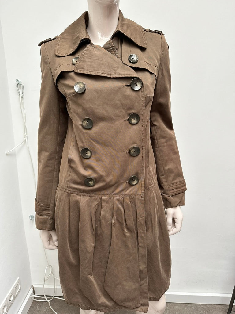 Zara bruine trenchcoat maat L